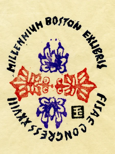 藏書票 金魚縮圖