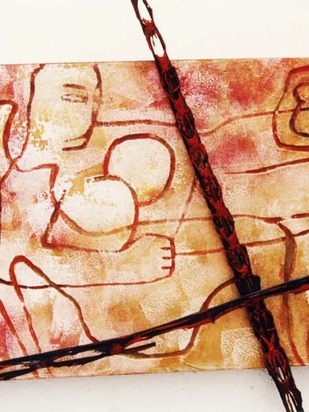 拓畫 #拓畫 無題 ~ 四縮圖